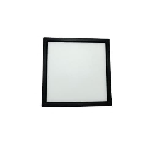22W 12" Square Edge Lit LED Disk, Dimmable, 3000K, Nickel