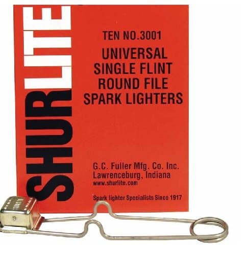 Universal Single Flint Round File Spark Lighter