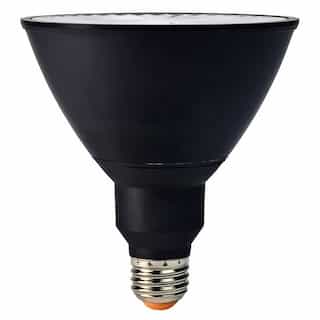 17W PAR38 LED Bulb Refine Series, 3000K, Dimmable, Black, 25 Deg Beam Angle