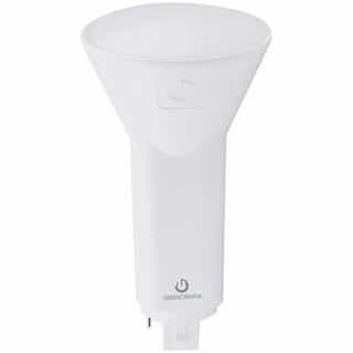 6.5W 2-Pin Vertical LED PL Lamp, Bypass, 4000K