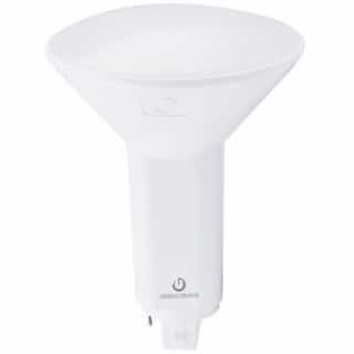 10W Vertical LED PL Bulb, Hybrid, G24, 1000 lm, 120V-277V, 3500K