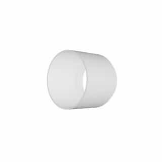 Green Creative Snoot for Atom Series LED Track Head, Matte White