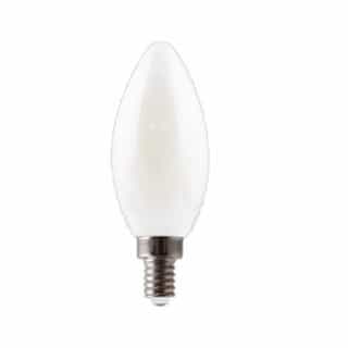 3.8W WET B11 Bulb, Dimmable, Frosted, E12, 120V, 2400K