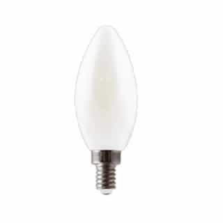 3.8W WET B11 Bulb, Dimmable, Frosted, E26, 120V, 2400K