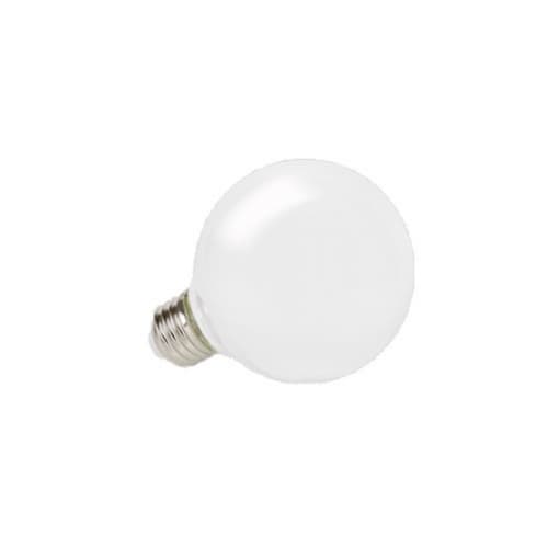 3.8W LED G25 Bulb, 40W Inc. Retrofit, Dim, E26, 350 lm, 120V, 2700K, Frosted