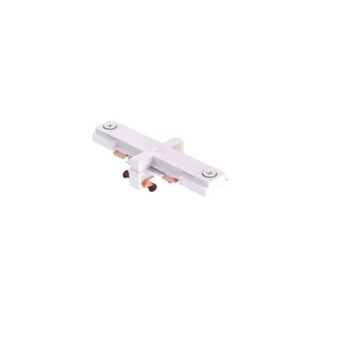 Mini I Connector for Single Circuit J-Type Track, White