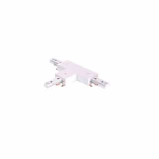 Reverse T Connector for Single Circuit J-Type Track, White