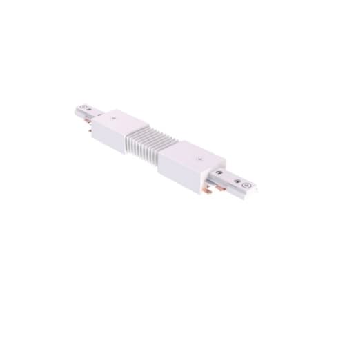 Green Creative I Flexible Connector for Single Circuit J-Type Track, White