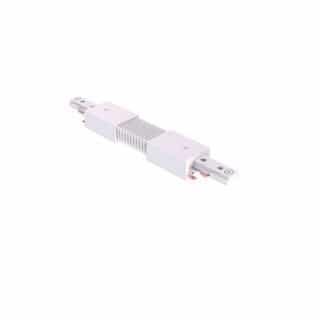 I Flexible Connector for Single Circuit J-Type Track, White