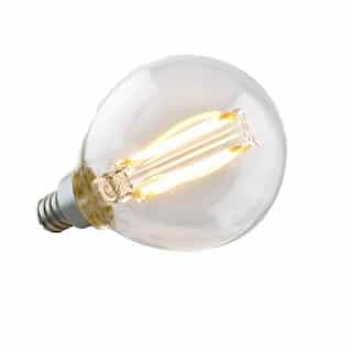 Green Creative 3.8W LED Filament Bulb, E12, Dimmable, 350 lm, 120V, 2700K, Clear