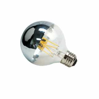 Green Creative 4.5W LED Filament Bulb, E26, Dimmable, 400 lm, 120V, 2700K, Silver