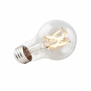 Green Creative 5W LED A19 Filament Bulb, E26, Dimmable, 450 lm, 120V, 2700K, Clear