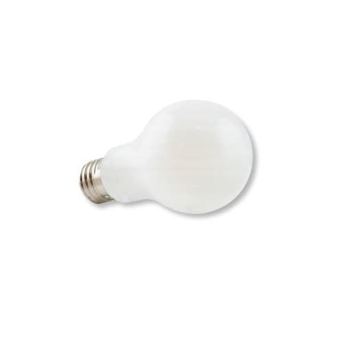 Green Creative 9W LED A19 Filament Bulb, E26, Dimmable, 810 lm, 120V, 2700K, Frosted