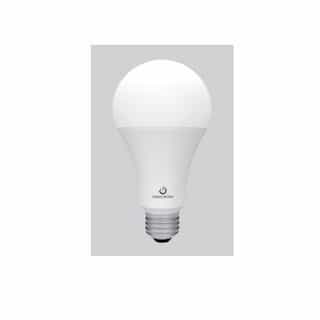 15W LED A19 Bulb, Dimmable, E26, Wide, 1600 lm, 120V, 2700K