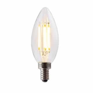 5.5W WET B11 Bulb, Dimmable, Clear, E12, 120V, 2700K