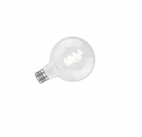 Green Creative 4.5W LED DECO Large Lamp, E26, Dimmable, 250 lm, 120V, 2100K, Clear