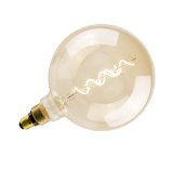 4.5W LED DECO Lamp, E26, Dimmable, 300 lm, 120V, 2000K, Amber
