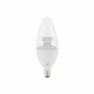 Green Creative 5W LED Candelabra B11 Bulb, Dimmable, E12 Base, 300 lm, Warm Dim