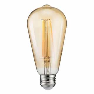 Green Creative 2400K 5W  ST19 Edison Filament Dimmer LED Bulb