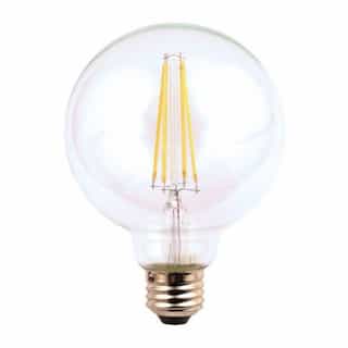 4.5W Filament LED G25 Bulb, Dimmable, 450 lm, 2700K