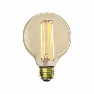 Green Creative 4.5W LED G25 Filament Bulb, Omni-Directional, Dimmable, E26, 380 lm, 120V, 2400K