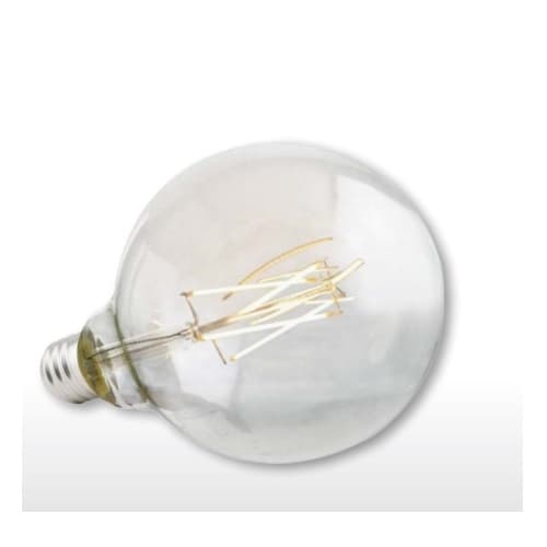 Green Creative 5W LED G40 Filament Bulb, Omni-Directional, Dimmable, E26, 470 lm, 120V, 2700K