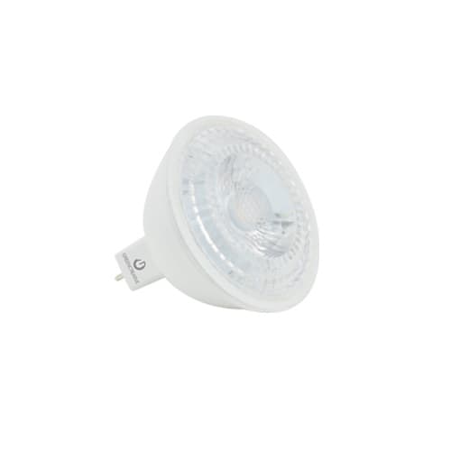 6W LED MR16 Bulb, Dimmable, 35 Degree Beam, GU5.3, 480 lm, 12V, 2700K