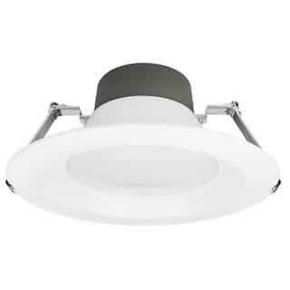 5-in or 6-in 11W LED Downlight, Dimmable, E26, 770 lm, 2200K-2700K, White