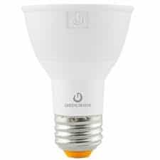 Green Creative 8W LED PAR20 Bulb, Dimmable, 15 Degree Beam, E26, 550 lm, 120V, 3000K