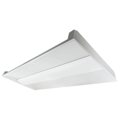 2X4 40W LED Troffer Elevate Series, 4440 lumens, Dimmable, 3500K, DLC 4.0