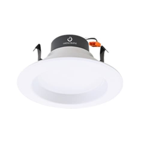 Green Creative 10W 4-in LED Recessed Can Light, Dimmable, 700 lm, 2700K