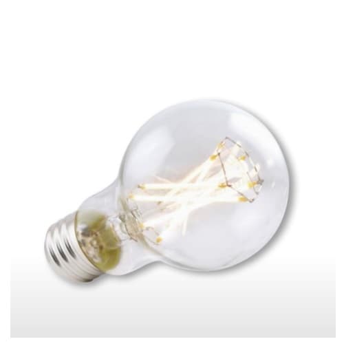 9W LED A19 Filament Bulb, Dimmable, E26, 810 lm, 120V, 2700K