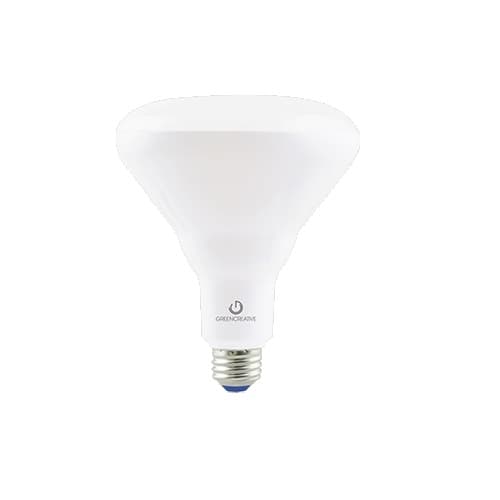 9W LED BR30 Bulb, Dimmable,  120V, 2700K, White