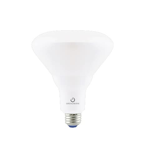 11W LED BR40 Bulb, Dimmable, 120V, 2700K, White