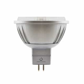 7.5W LED MR16 Bulb, Dimmable, 15 Degree Beam, GU5.3, 580 lm, 12V, 2700K