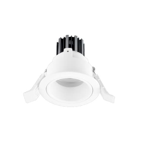 2-in Deep Trim White Flat Trim for miniFIT Serie with Open Reflector