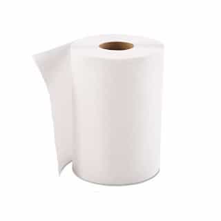 White, 1 Ply Hardwound Roll Towels-8-in x 350-ft.