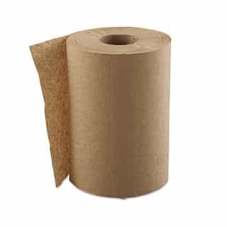 General Supply Natural, 1-Ply Hardwound Roll Towels-8-in x 350-ft.