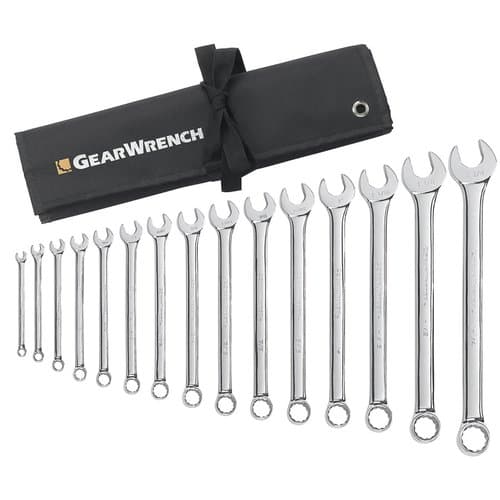 15 Piece Long Pattern Combination Wrench Set