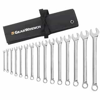 Gearwrench 15 Piece Long Pattern Combination Wrench Set