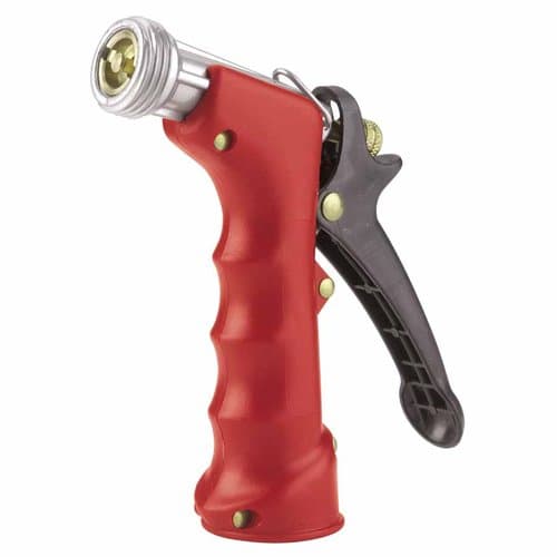 Red Pistol Grip Insulated Grip Nozzle, Full Size Commercial