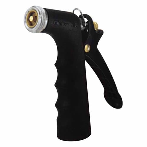 Black Pistol Grip Full Comfort Grip Nozzle, Die-Cast Zinc