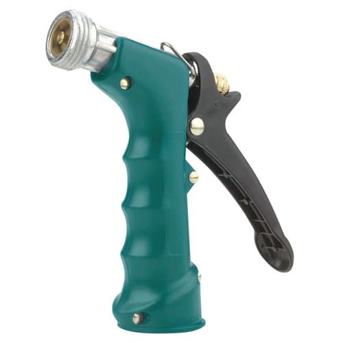 Teal Pistol Grip Insulated Grip Nozzle, Full Size Commercial