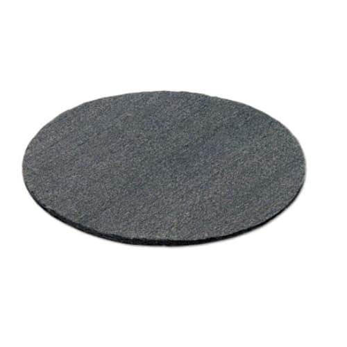 Global Material Fine Grade 19 In Radial Steel Wool Floor Pads