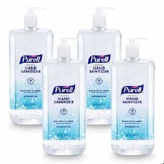 GOJO Purell Refreshing Gel Hand Sanitizer, 1.5 L Bottle, 4 Pack