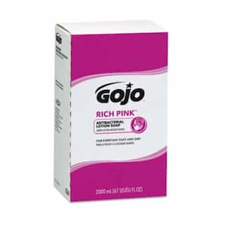 GOJO PRO 2000 Rich Pink Antibacterial Lotion Soap 2000 mL Refills