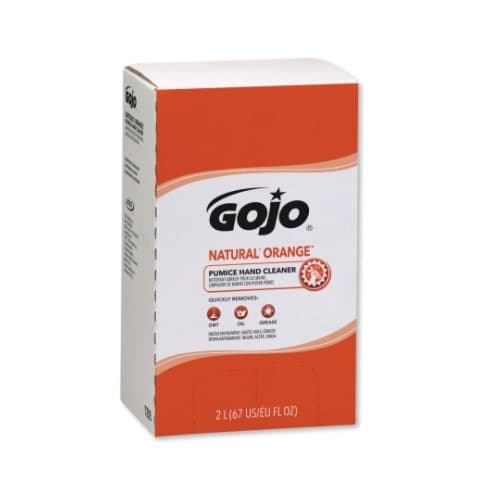 GOJO 2000 mL Natural Orange Pumice Hand Cleaner, Citrus, 4 Pack
