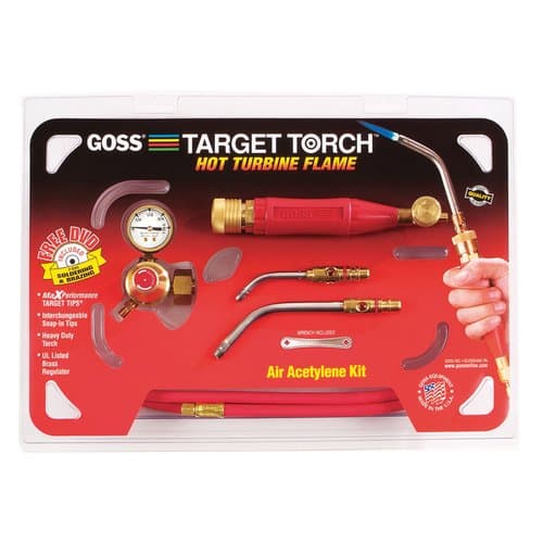 GOSS Brazing, Soldering Target Air-Acetylene Torch Outfit
