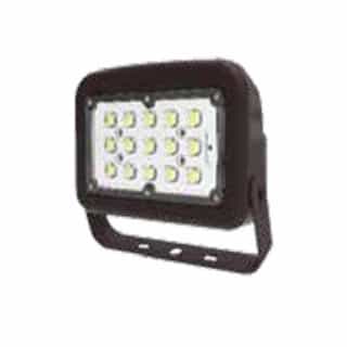 30W LED Select Flood Light w/ Yoke Mount, 120V-277V, SelectCCT