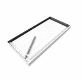 2x2-ft Surface Mount Kit for ProLED Back Lit Flat Panel, White